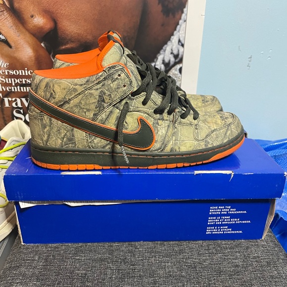 nike sb dunk mid realtree camo